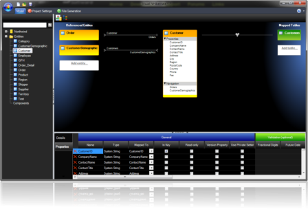 Visual NHibernate modeling tool